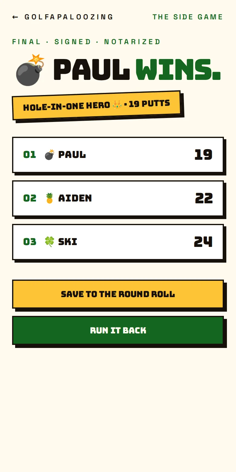 The Green Monster: Somebody racks